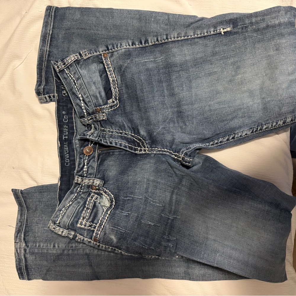 Cowgirl Tuff Women's Boot Cut Jeans - Blue